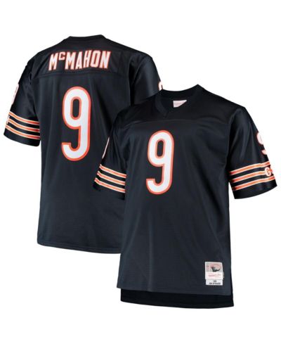 Мужская реплика джерси Mitchell & Ness Jim McMahon Navy Chicago Bears Big & Tall 1985 Retired Player