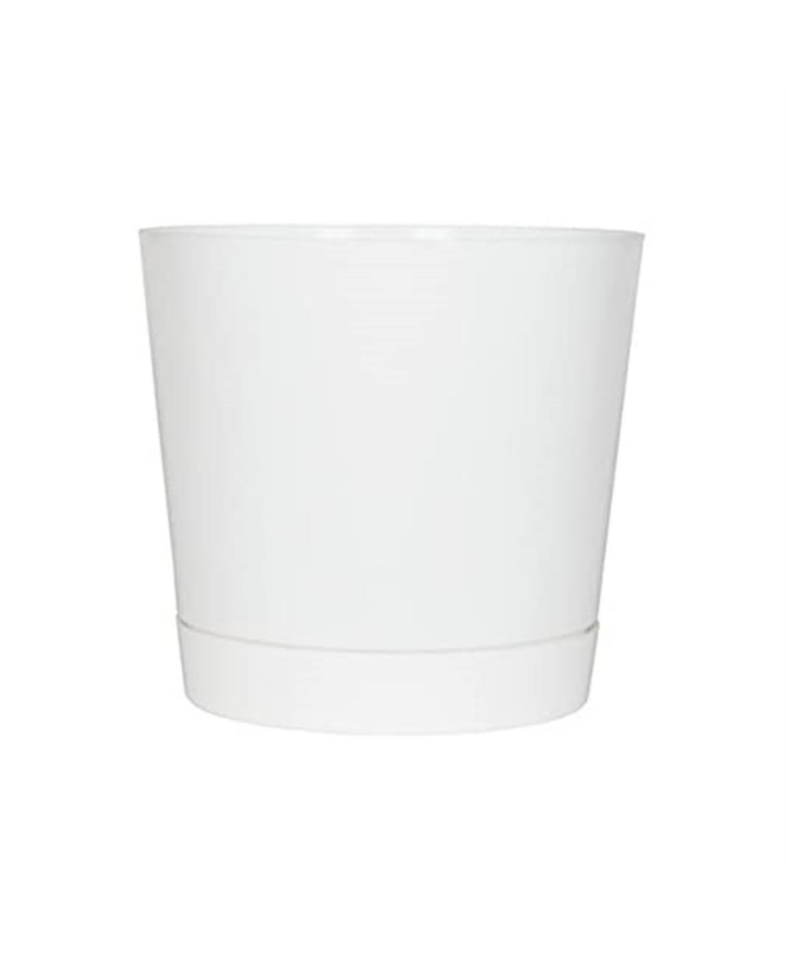 Novelty Full Depth Cylinder Pot, White, 10 Inch
