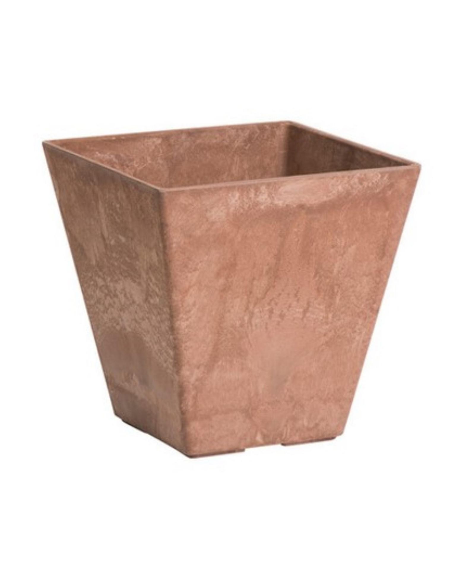 Квадратный цветочный горшок Novelty ArtStone (35109) Ella, ржавый, 10"