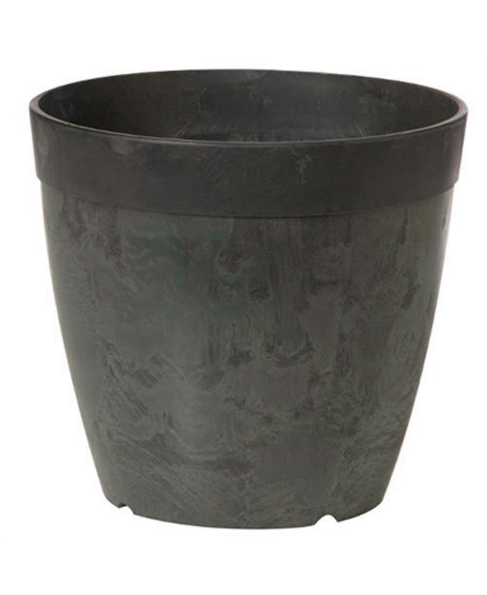 Круглая кашпо Novelty Artstone Dolce Black 6 Inch
