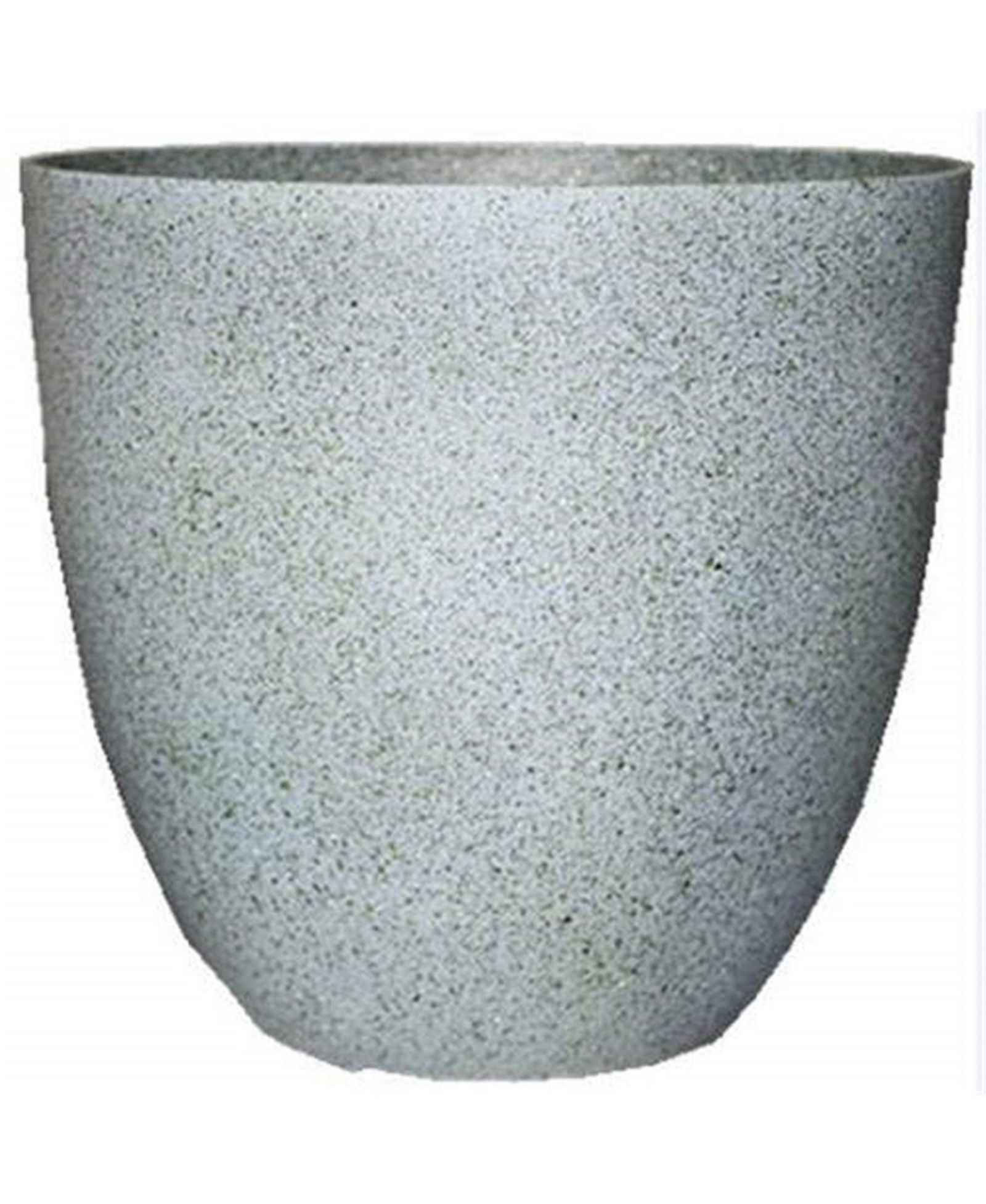 Большая кашпо Gardener Select в форме яйца, цвет Granite, 15 Inch