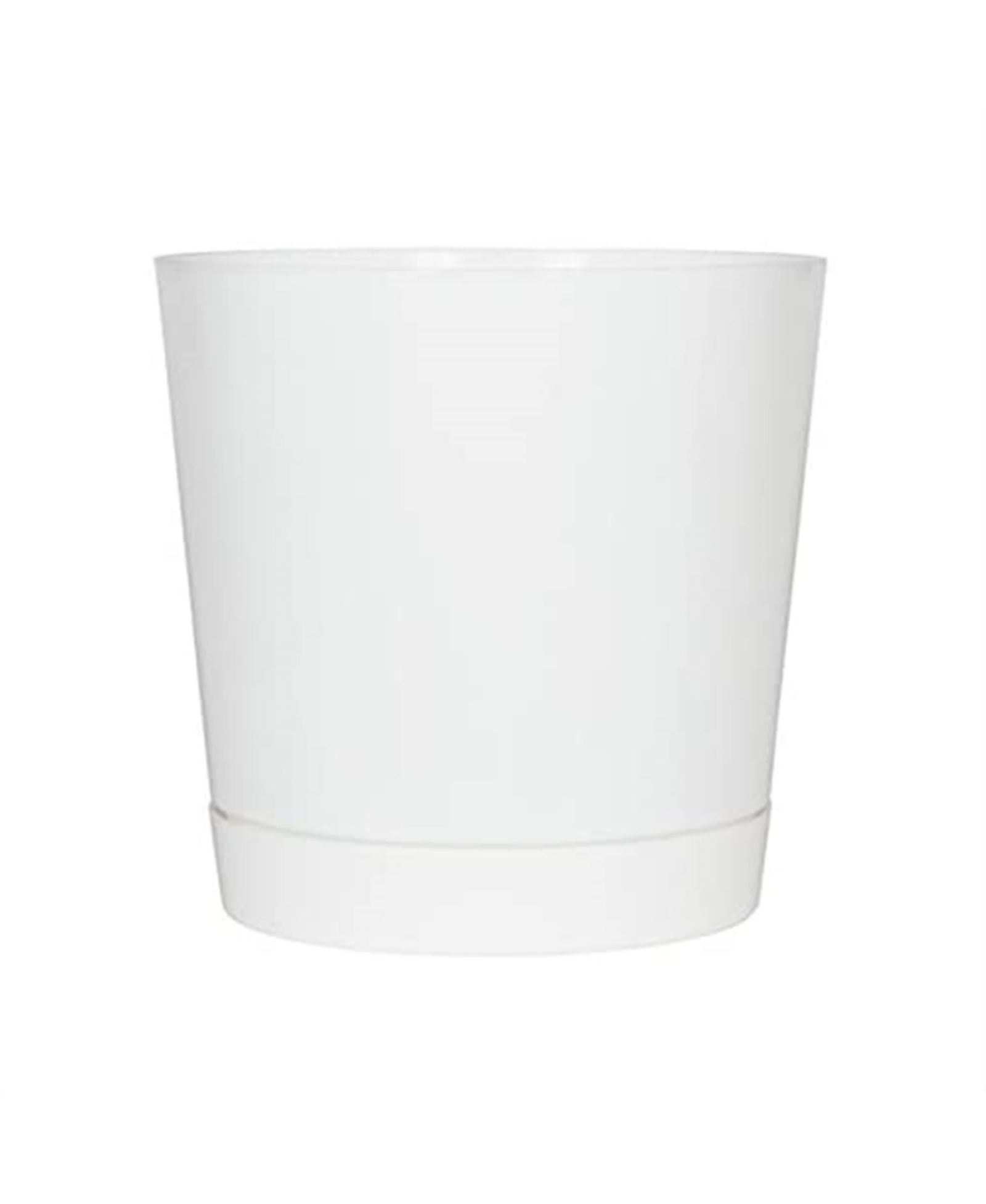 Novelty Full Depth Cylinder Pot, White, 12 Inch