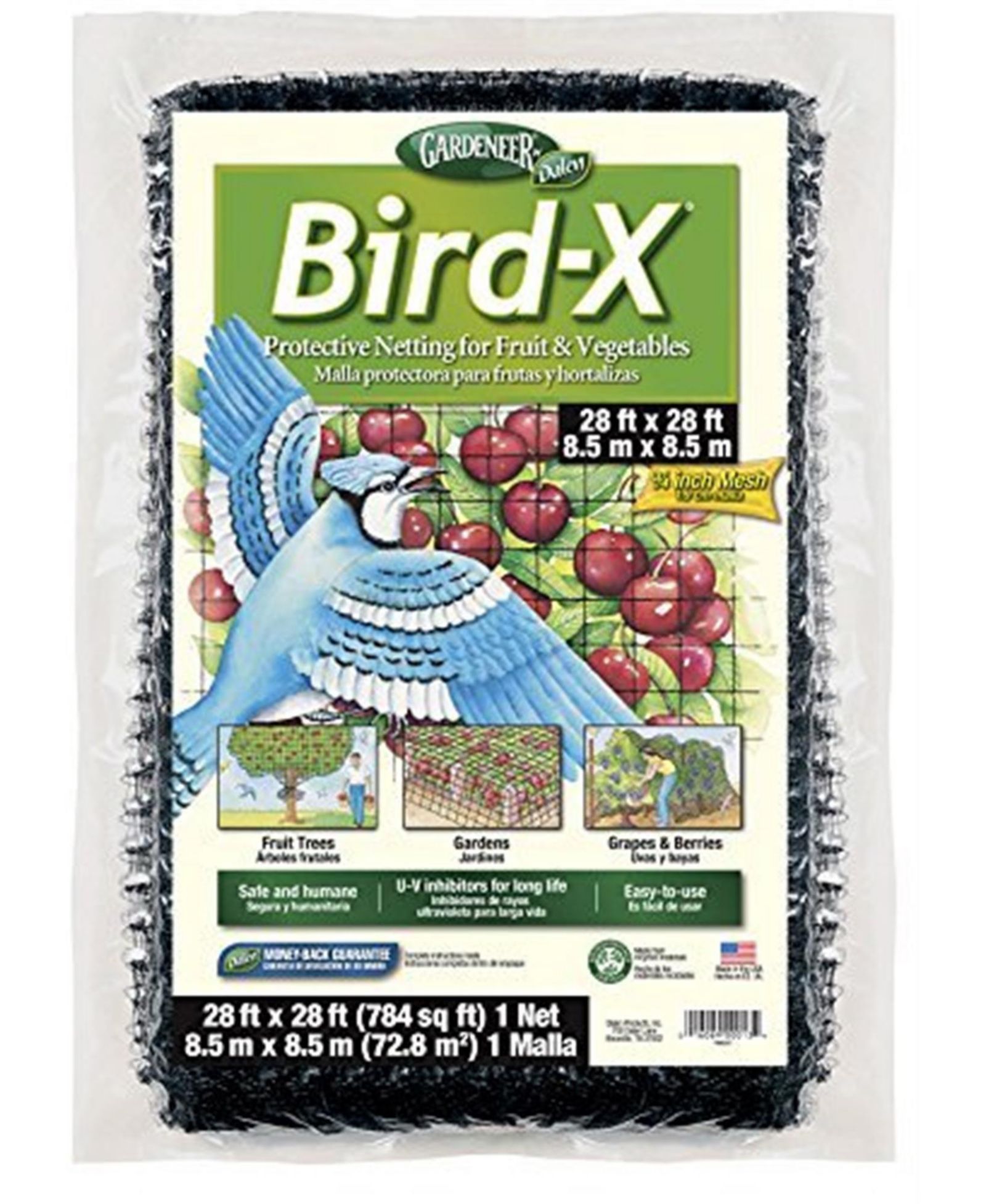 Защитная сетка Gardeneer by Dalen Bird-X 28ft x 28ft, 1 шт.
