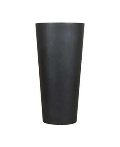 Круглый пластиковый горшок Tusco Products Cosmopolitan Tall Black 32”