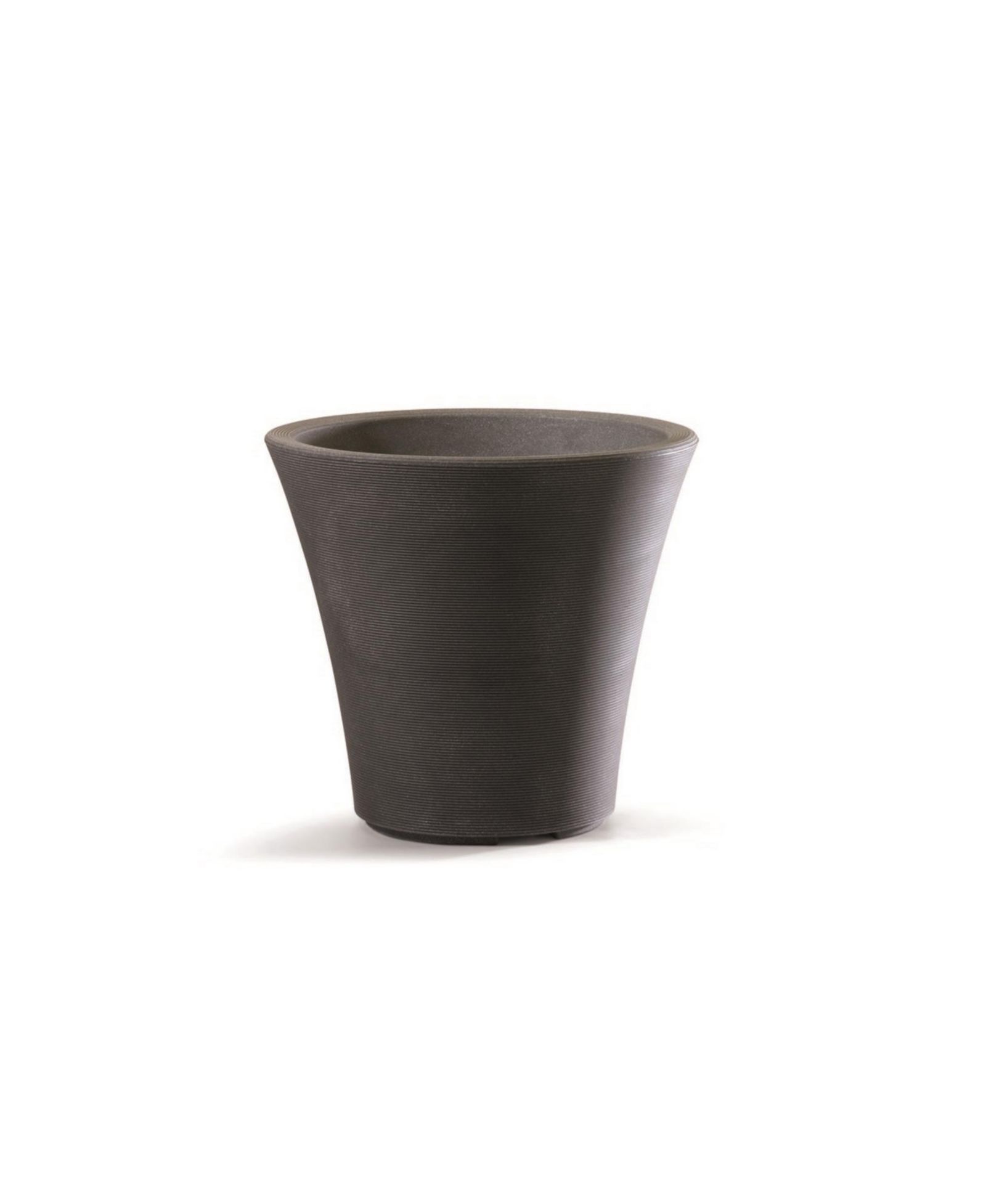 Пластиковый уличный кашпо Garden Elements B08316S181 Pamplona, цвет Cappuccino, 16 Inches