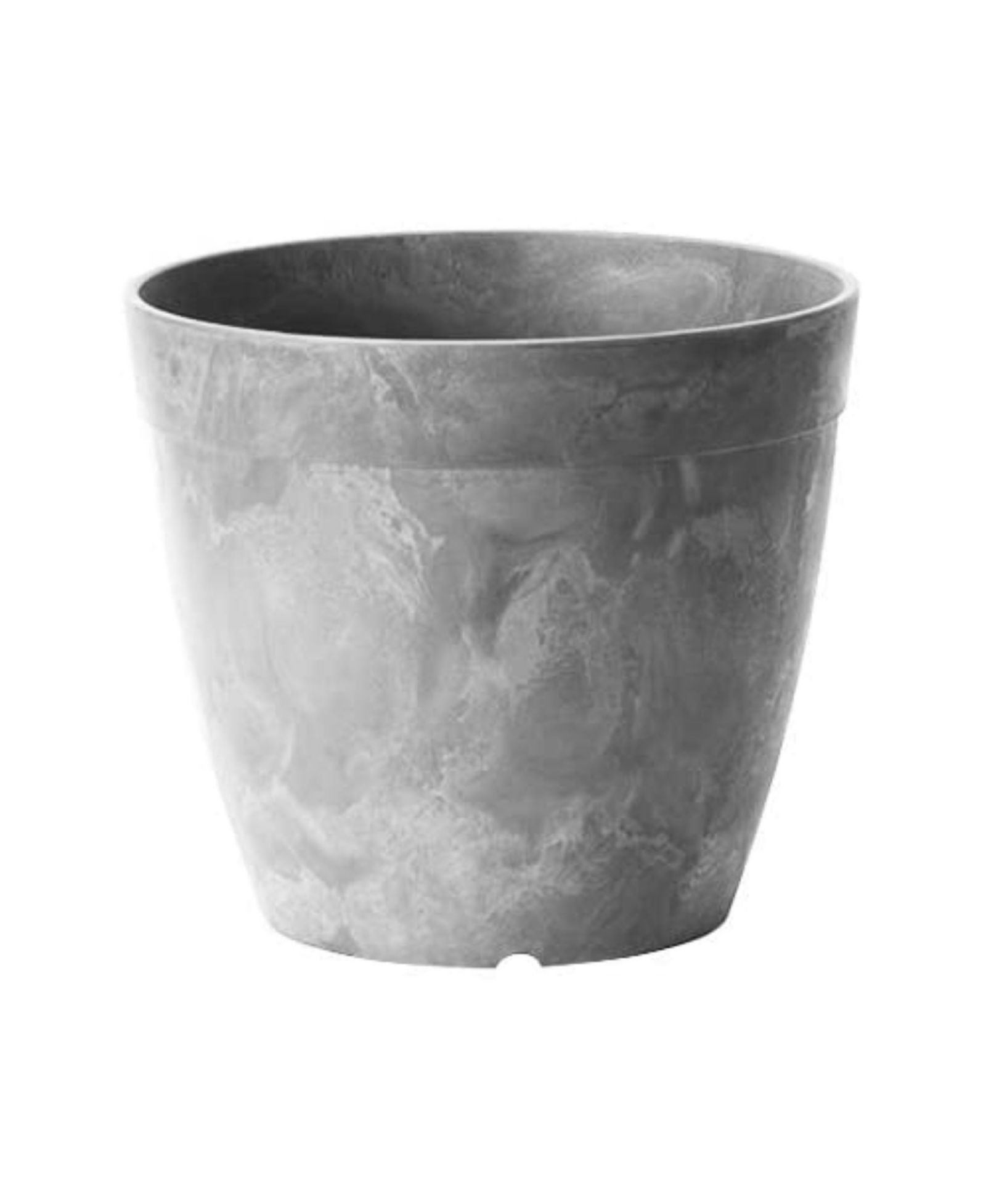 Novelty Manufacturing круглый кашпо Artstone Dolce 12" серый