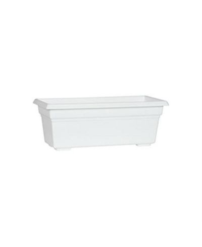 Декоративный ящик для цветов Novelty Manufacturing Countryside, White, 18" L