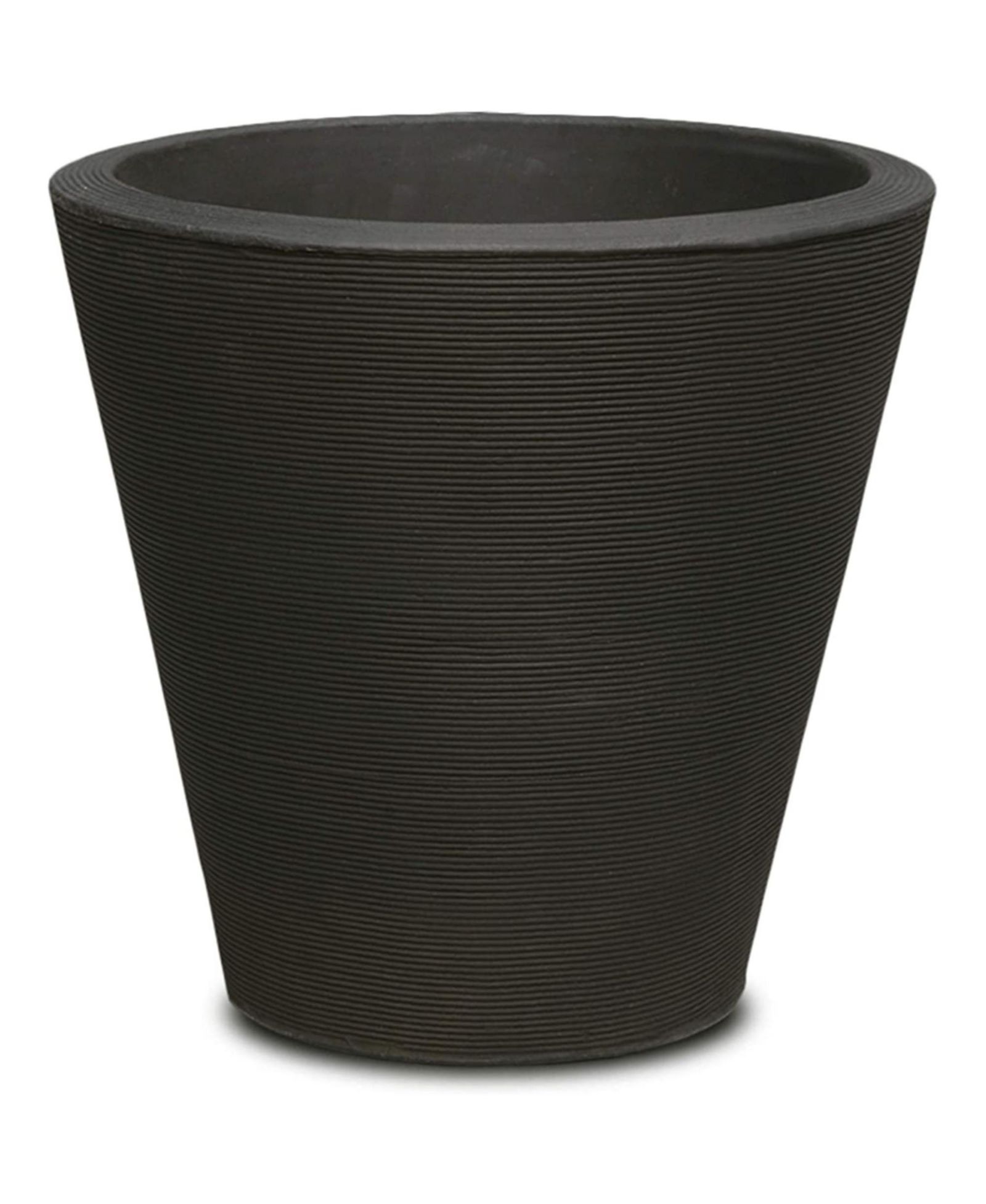Цветочный горшок Crescent Garden Madison Planter 14 Inch Caviar Black