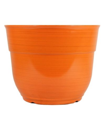 Garden Elements пластиковый горшок Glazed Brushed Happy 15 Inch