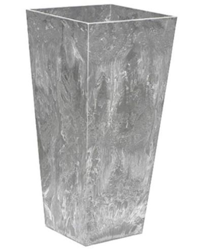 Кашпо квадратное Novelty 35270 Artstone Ella Tall Grey - 27.5-inch