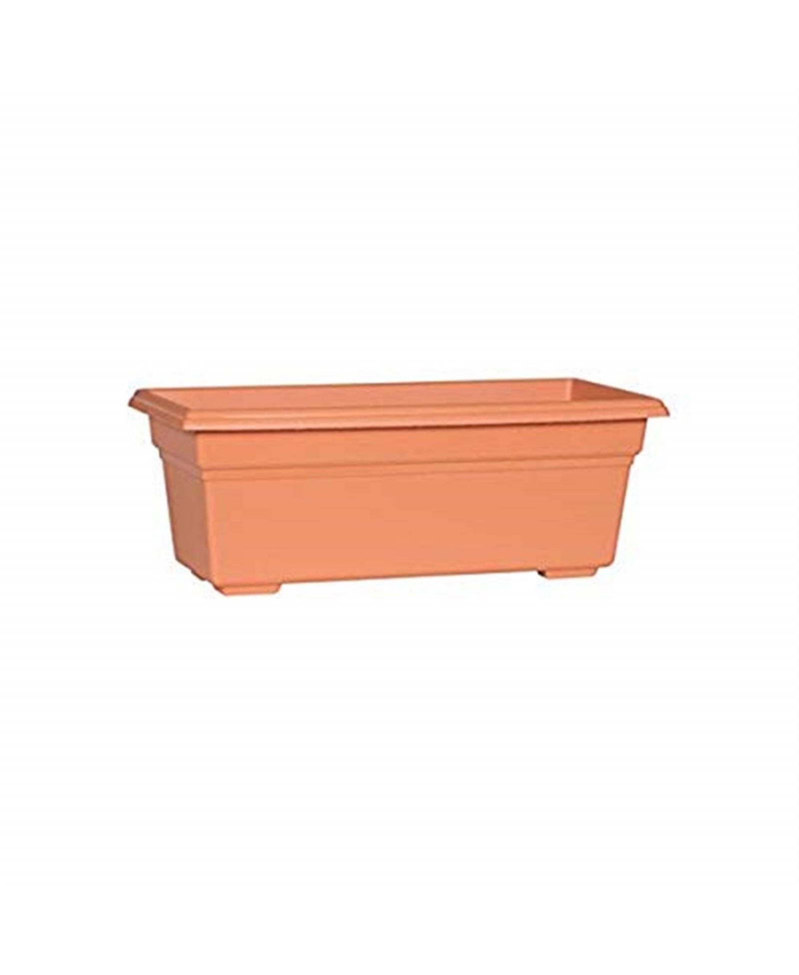 Декоративный цветочный ящик для растений Novelty Manufacturing, терракотовый цвет, 23.75"