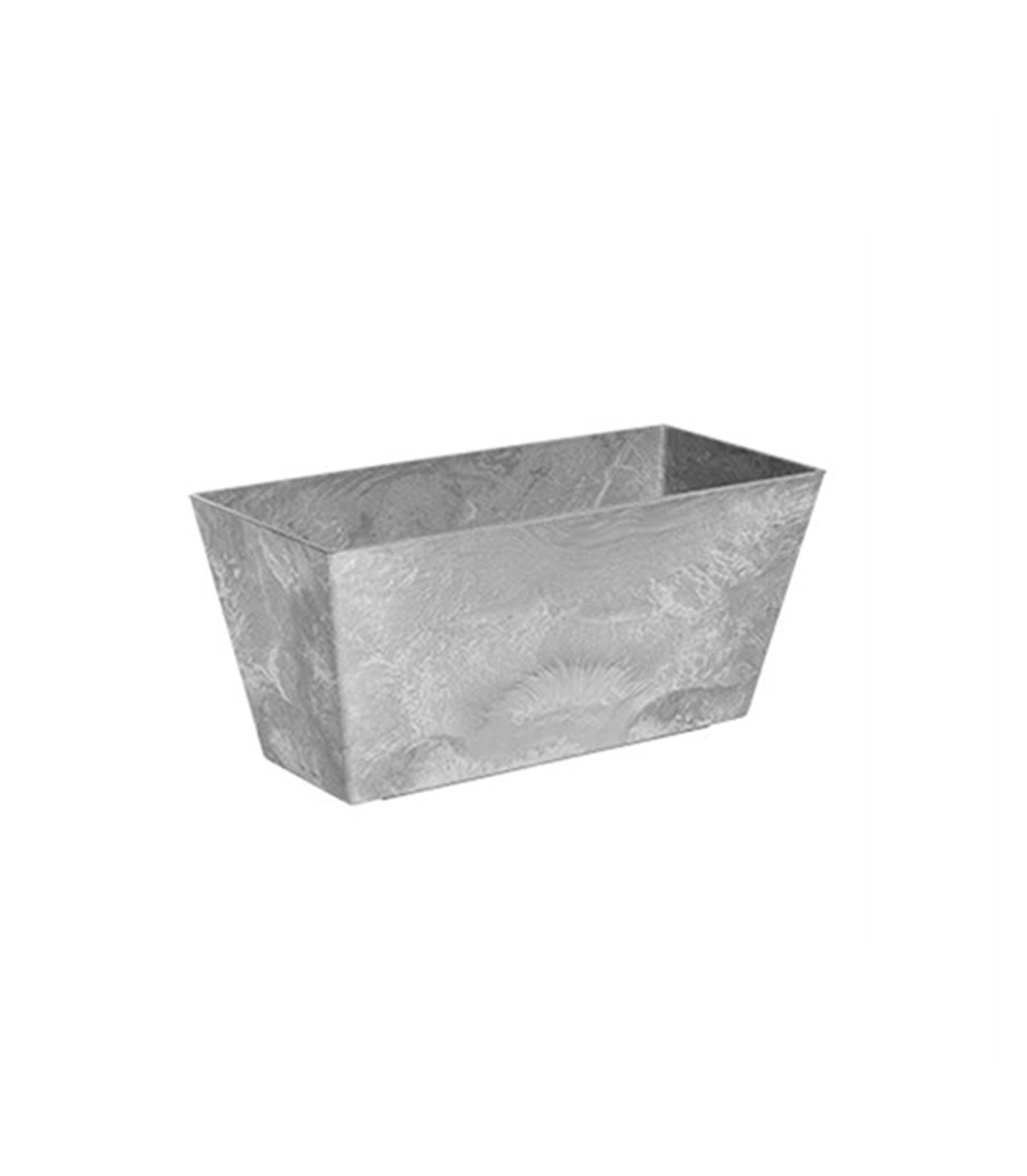 Novelty (#36140)  Artstone Ella Flower Box, Grey, 14.5 Inch
