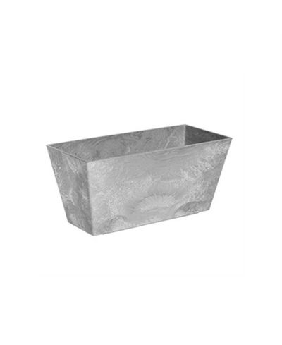 кашпо для цветов Novelty Artstone Ella, серое, 14.5 Inch