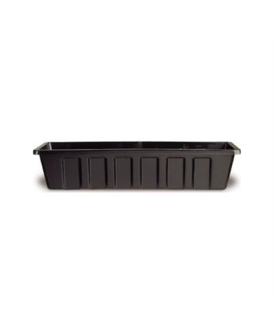 Novelty Poly-Pro Plastic Flower Box Planter, 36" Black