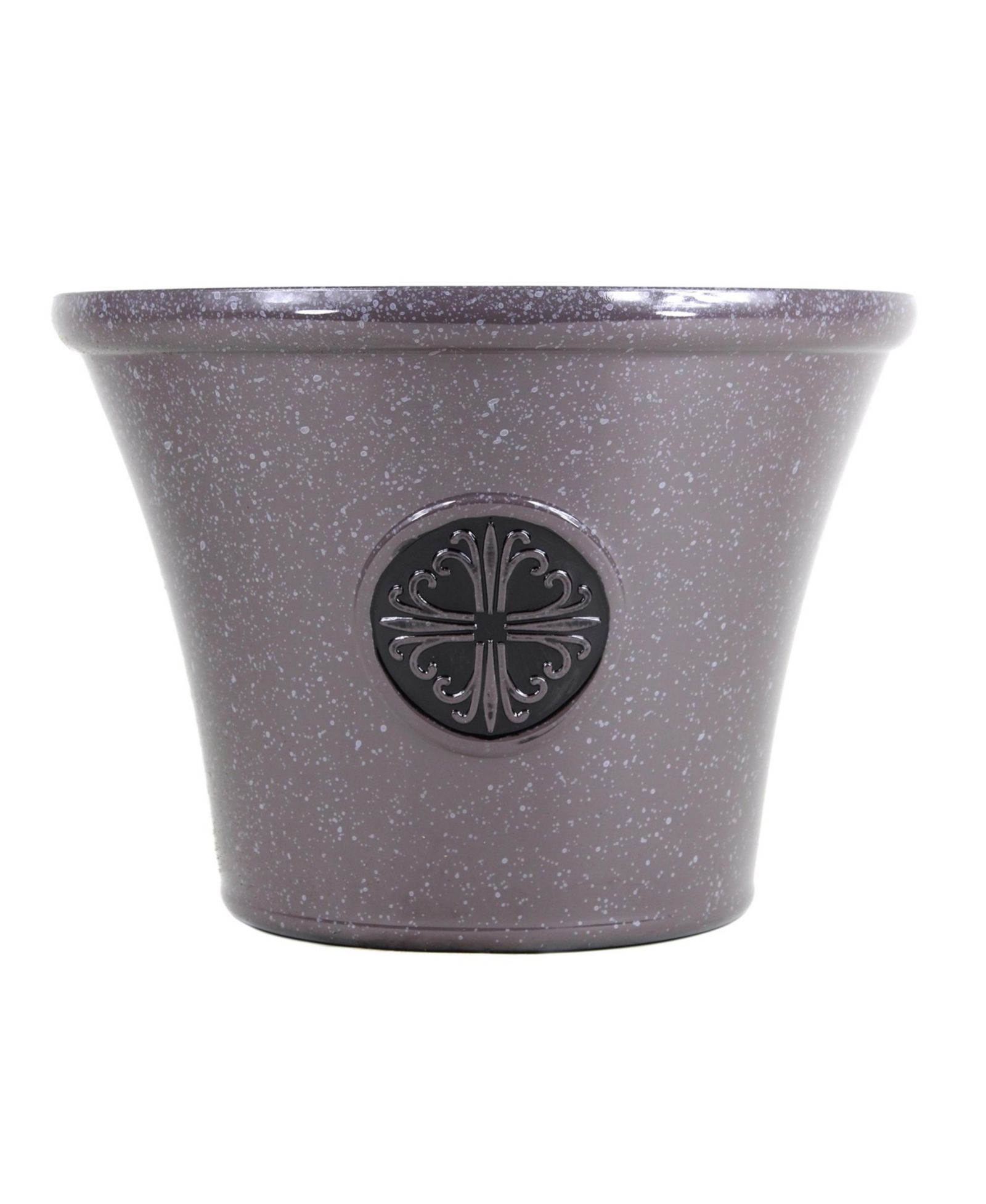 Современный пластиковый горшок Garden Elements Logo Large Light Brown 14.5 Inches