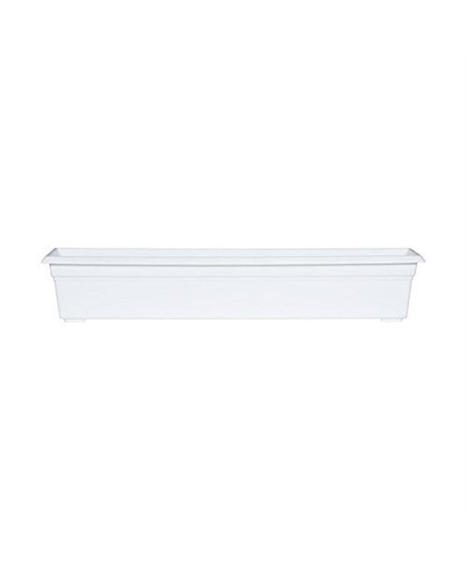 Novelty (#16362) Countryside Flower Box Planter, White - 36"