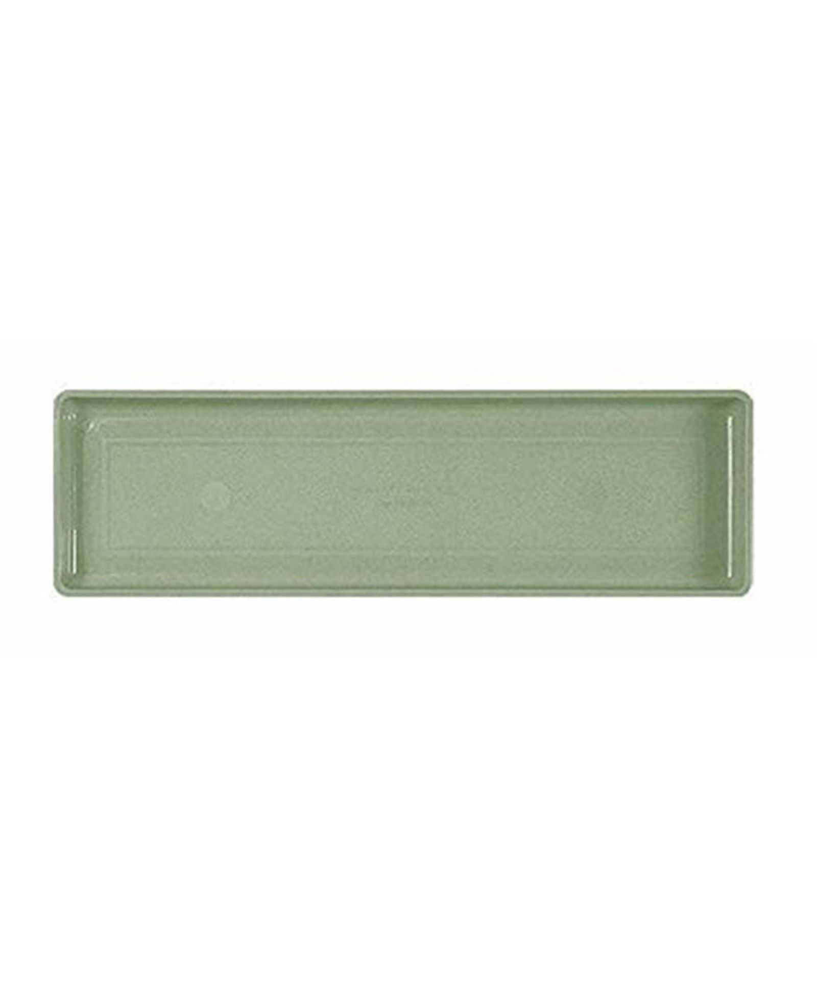 Novelty Plastic Countryside Sage Flower Box Tray, 18 Inch