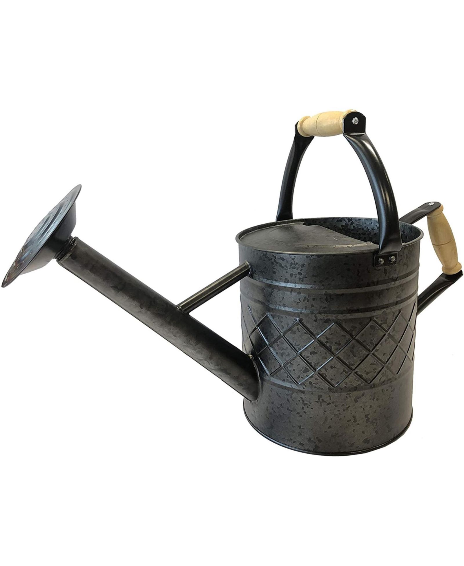 Металлическая лейка Gardener Select Diamond, черная, 0.92 Gallons