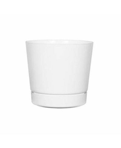 Novelty круглый цилиндрический горшок White 6 Inch