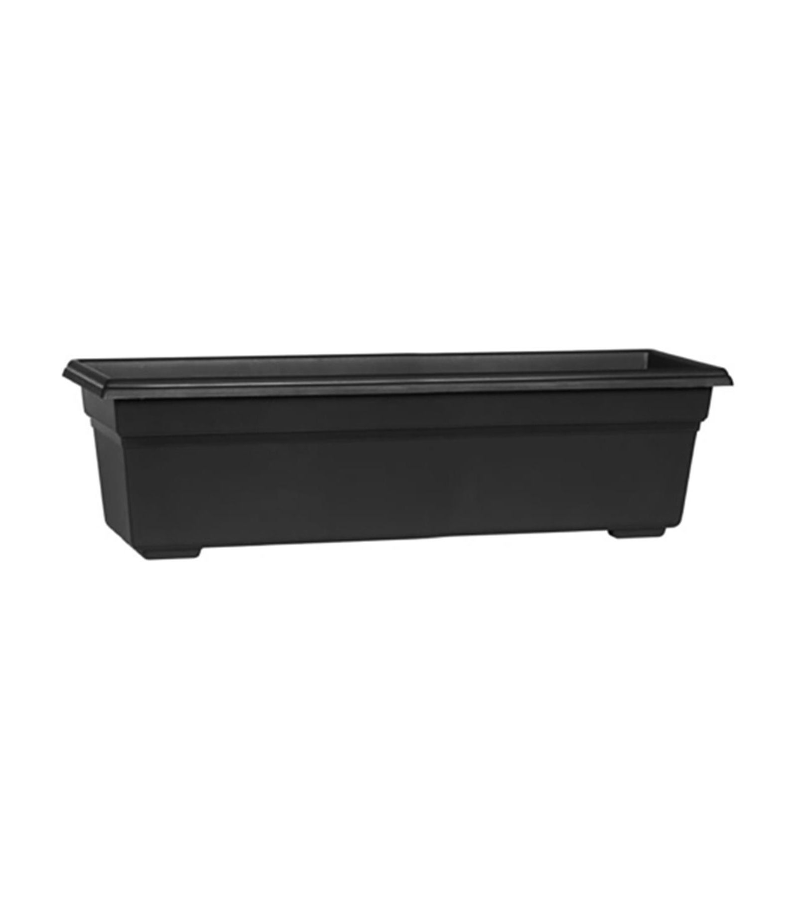 Novelty (#16308) Countryside Flower Box, Black - 30"