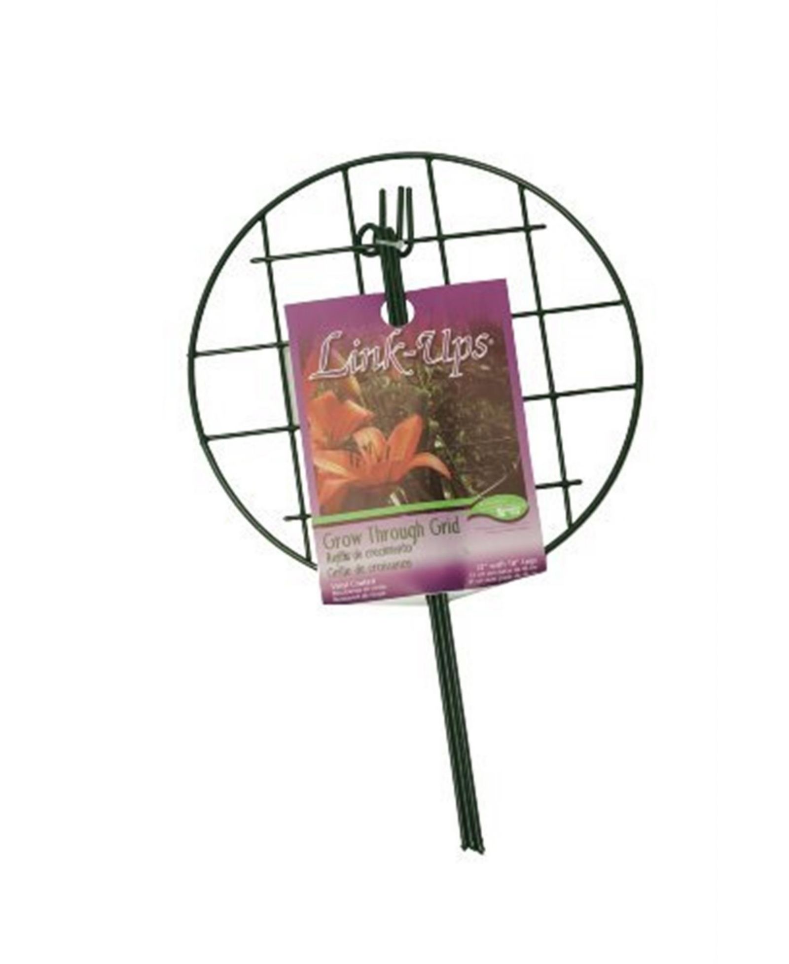 Опора для растений Luster Leaf Inc Link-Ups Round Grid 12" Grid x 18" Leg
