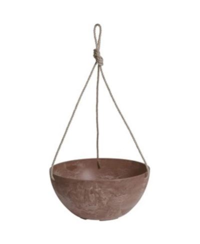 Подвесной горшок Novelty Artstone Hanging Bowl, Rust, 12"