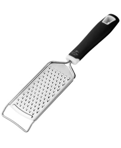 Zulay Kitchen Professional Stainless Steel Flat Handheld Cheese Grater
