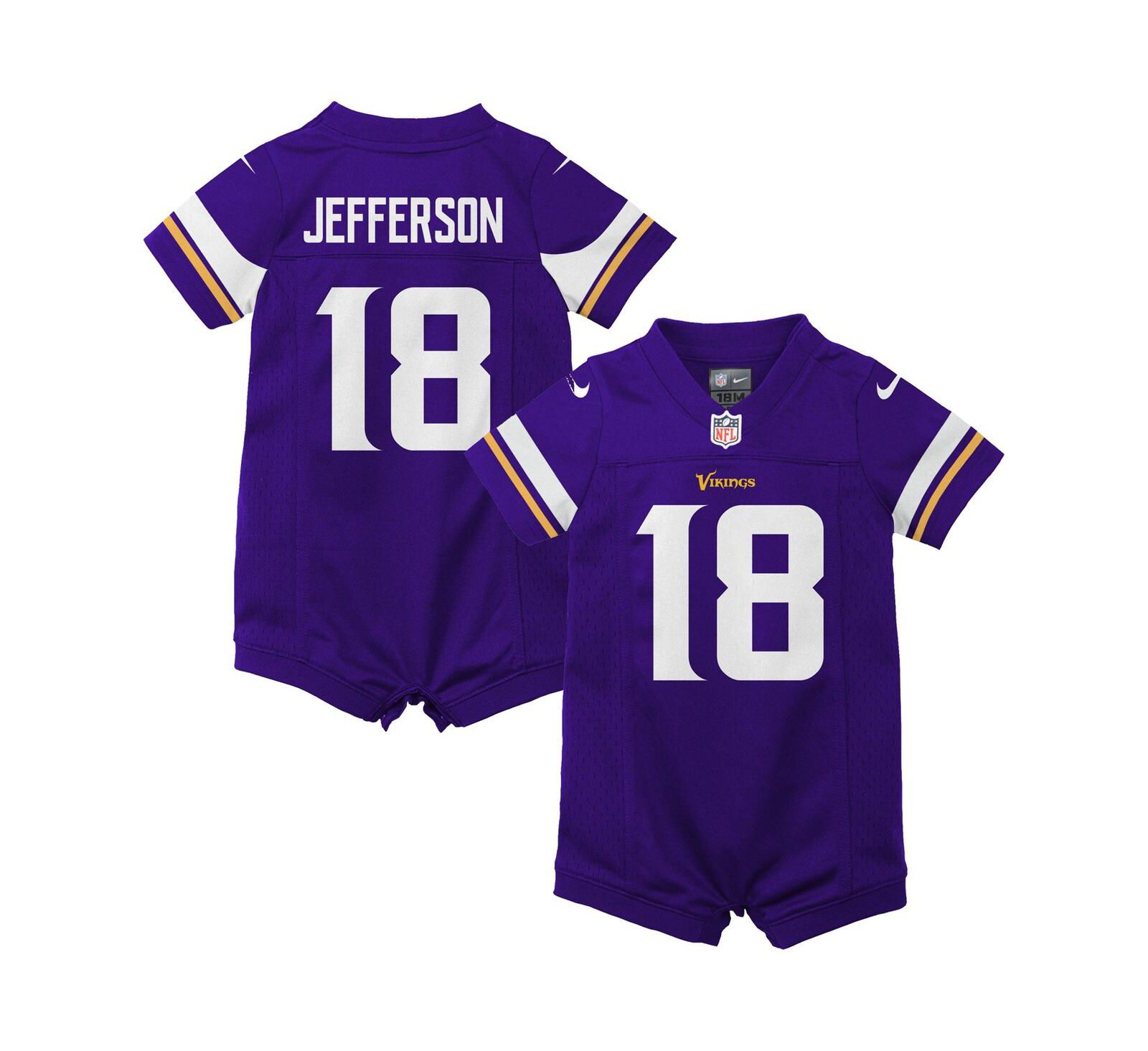 Детский комбинезон Nike Justin Jefferson Minnesota Vikings