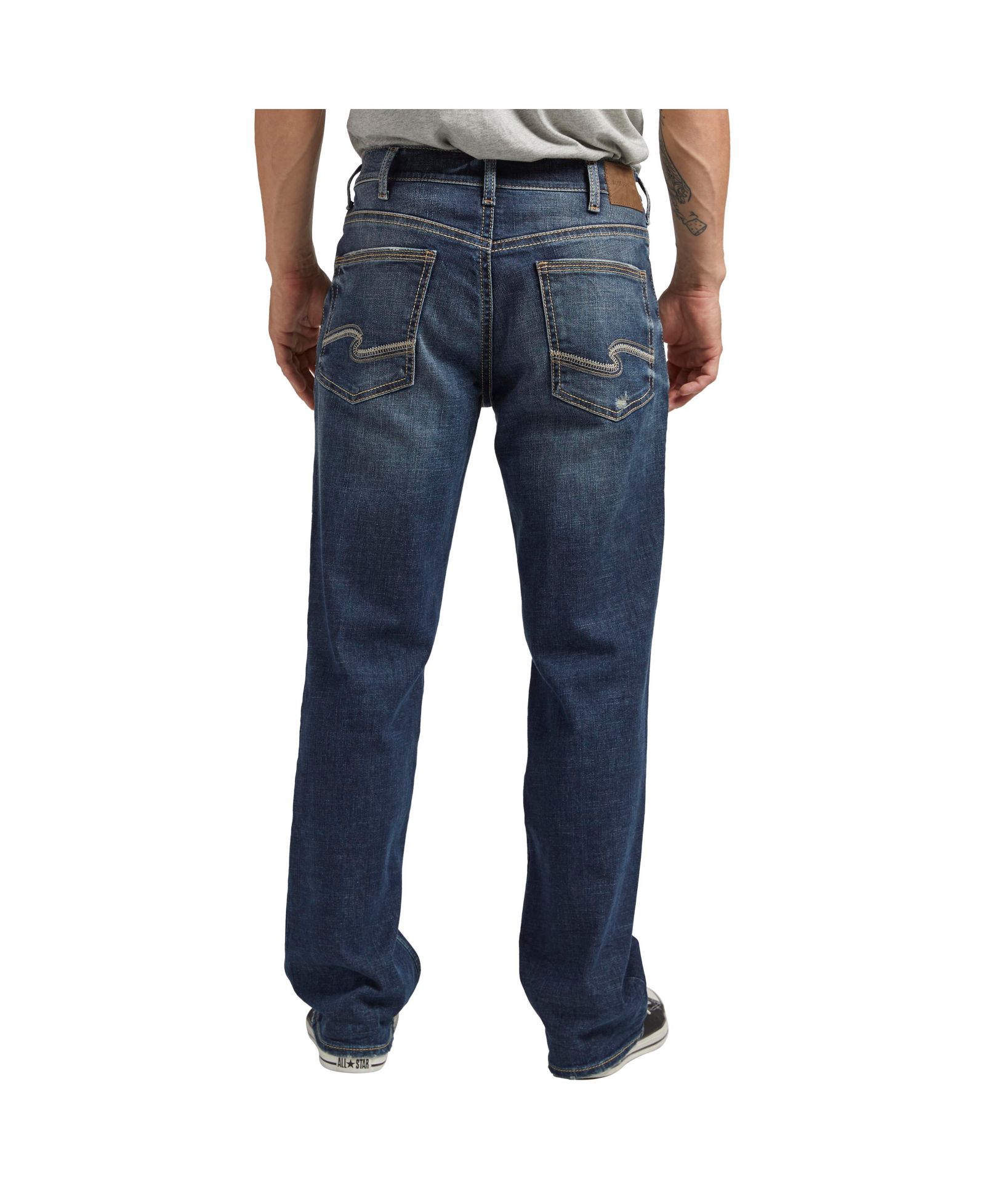 Silver Jeans Co. Men's Gordie Relaxed Fit Straight Leg Jeans