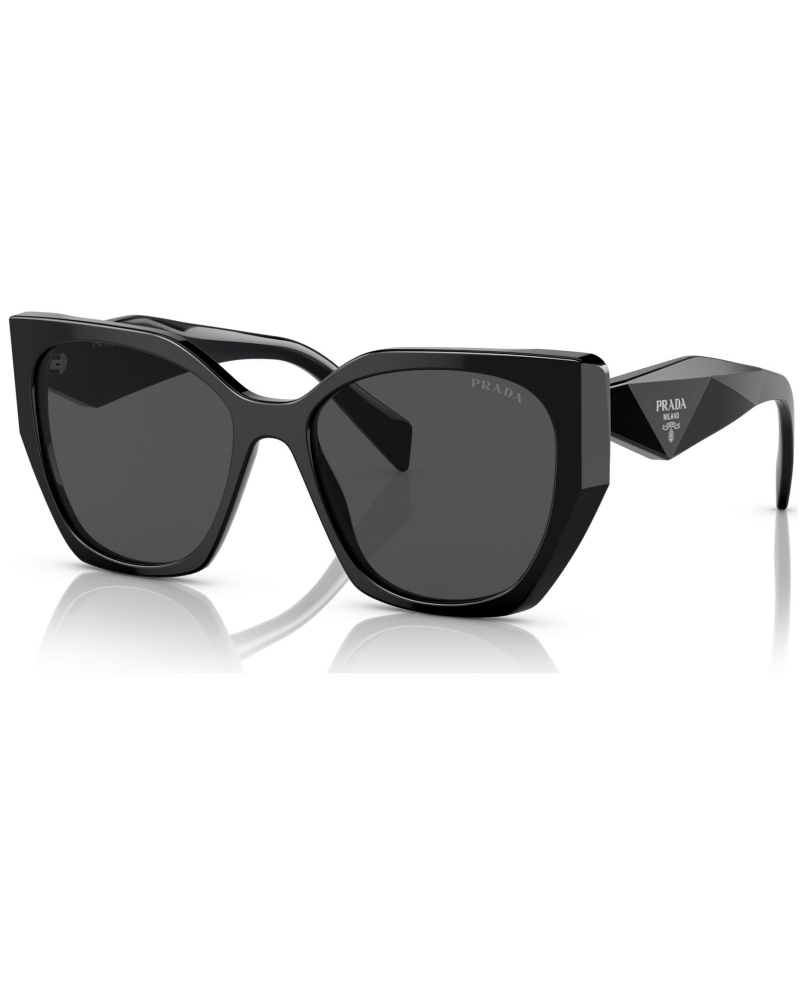 Prada Женские круглые солнцезащитные очки Low Bridge Round, PR 19ZS