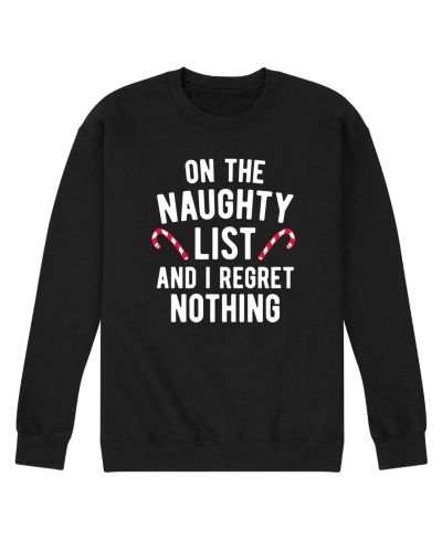 AIRWAVES Men's Naughty List Fleece T-shirt