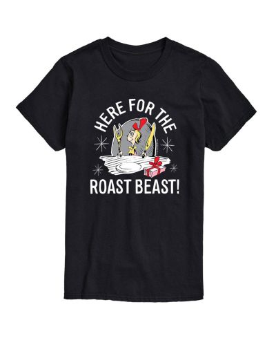 AIRWAVES Мужская футболка с принтом Dr. Seuss The Grinch Roast Beast