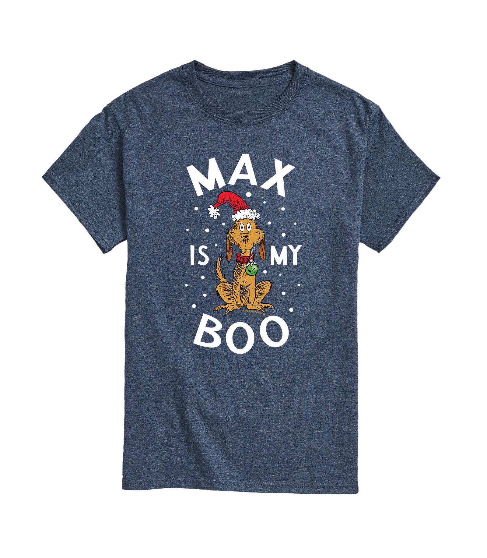 Мужская футболка AIRWAVES Dr. Seuss The Grinch Max Boo Graphic