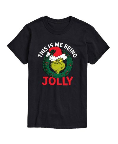 Мужская футболка AIRWAVES Dr. Seuss The Grinch Me Being Jolly Graphic