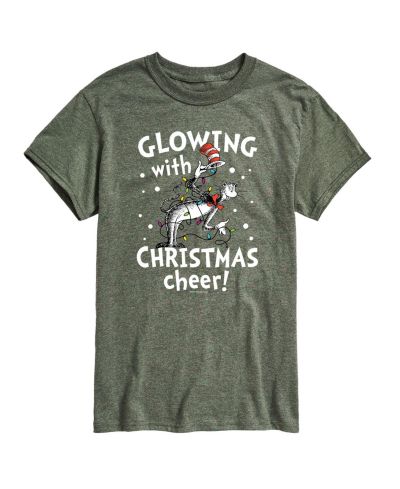 Мужская футболка AIRWAVES Men's Dr. Seuss Cat in Hat Christmas Cheer Graphic T-shirt