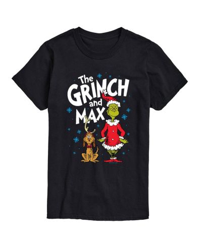 Мужская футболка AIRWAVES с принтом Dr. Seuss The Grinch and Max