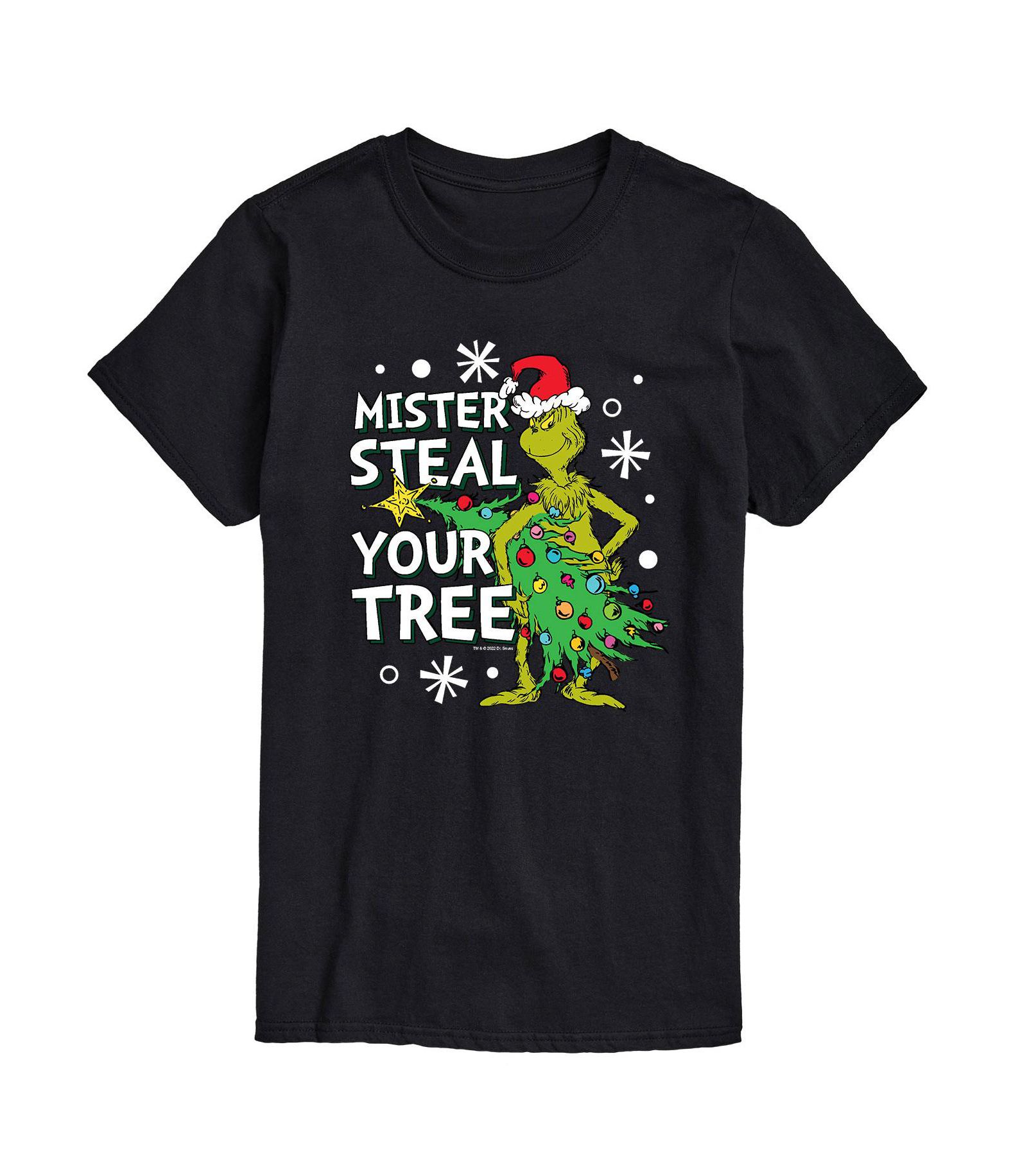 Мужская футболка AIRWAVES Dr. Seuss The Grinch Steal Your Tree Graphic
