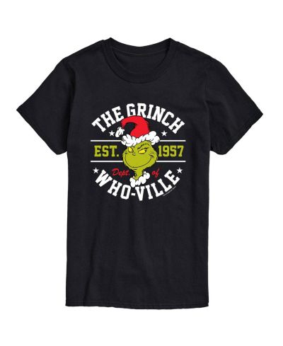 AIRWAVES Мужская футболка с графикой Dr. Seuss The Grinch Who-Ville