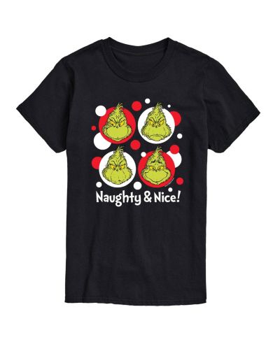 Мужская футболка AIRWAVES с принтом Dr. Seuss The Grinch Naughty Nice