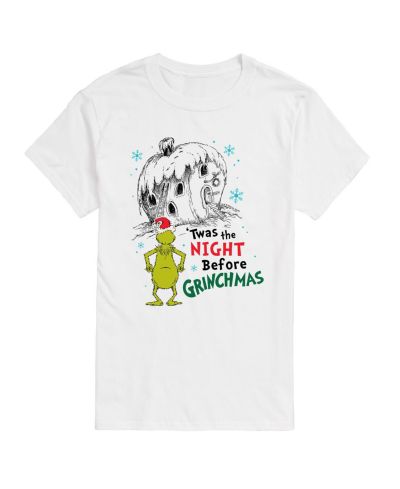 AIRWAVES Мужская футболка AIRWAVES Dr. Seuss The Grinch Night Before Grinchmas Graphic