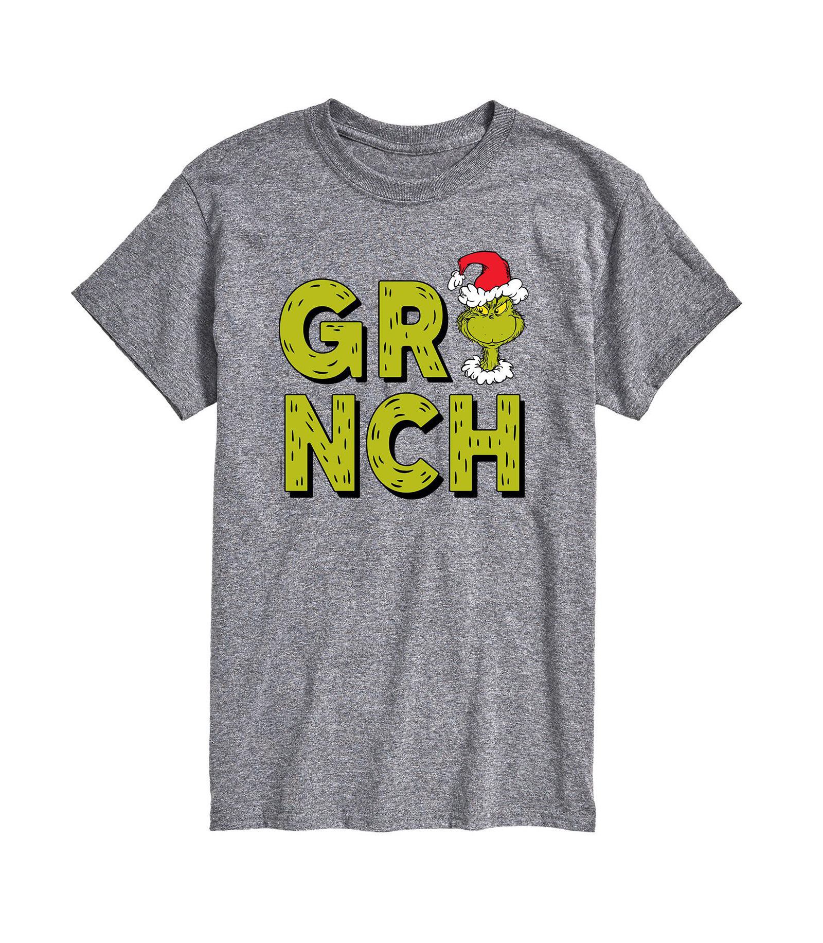 AIRWAVES Men's Dr. Seuss The Grinch Graphic T-shirt