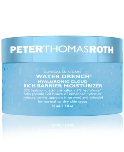 Peter Thomas Roth Water Drench Hyaluronic Cloud Rich Barrier Moisturizer, 1.7oz