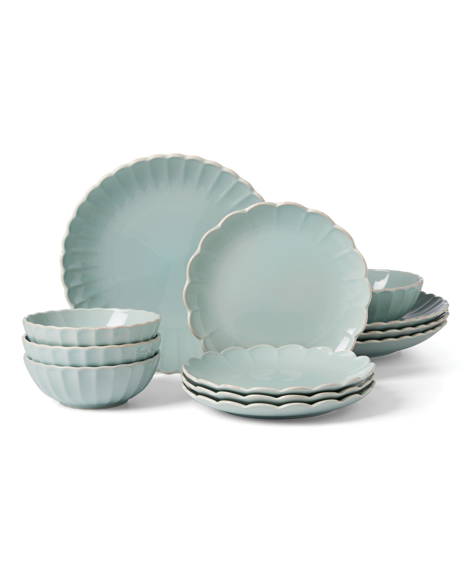 Набор столовой Lenox French Perle Scallop 12 Pc. Service for 4