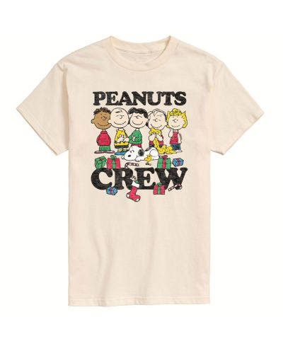 AIRWAVES Men's Peanuts Crew Short Sleeve T-shirt
