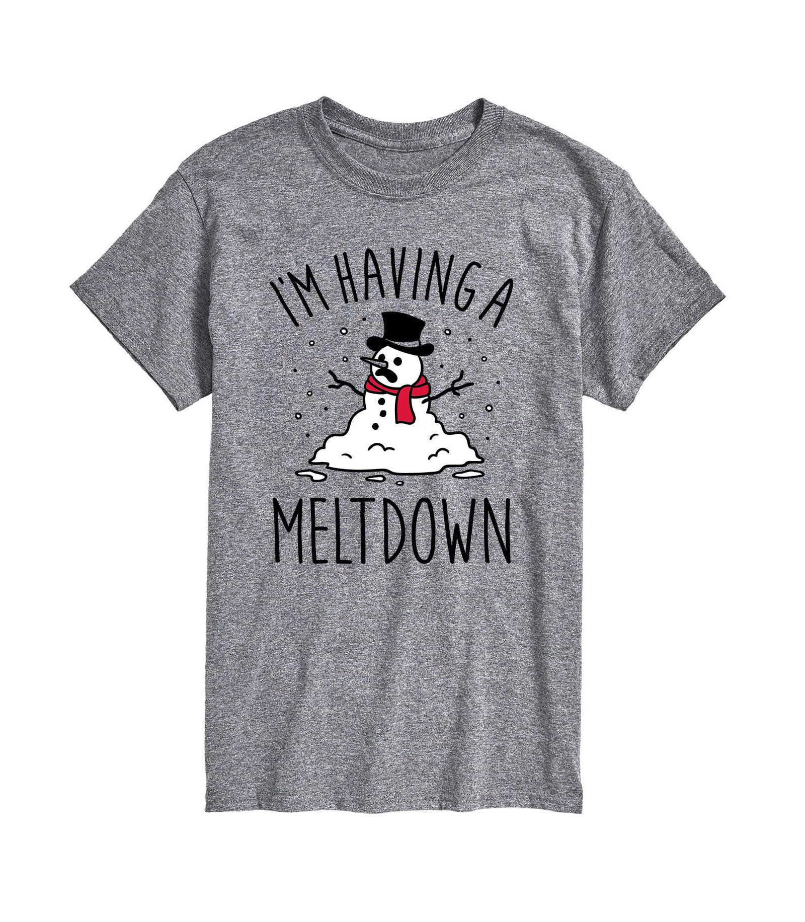 AIRWAVES Men's Having a Meltdown Short Sleeve T-shirt