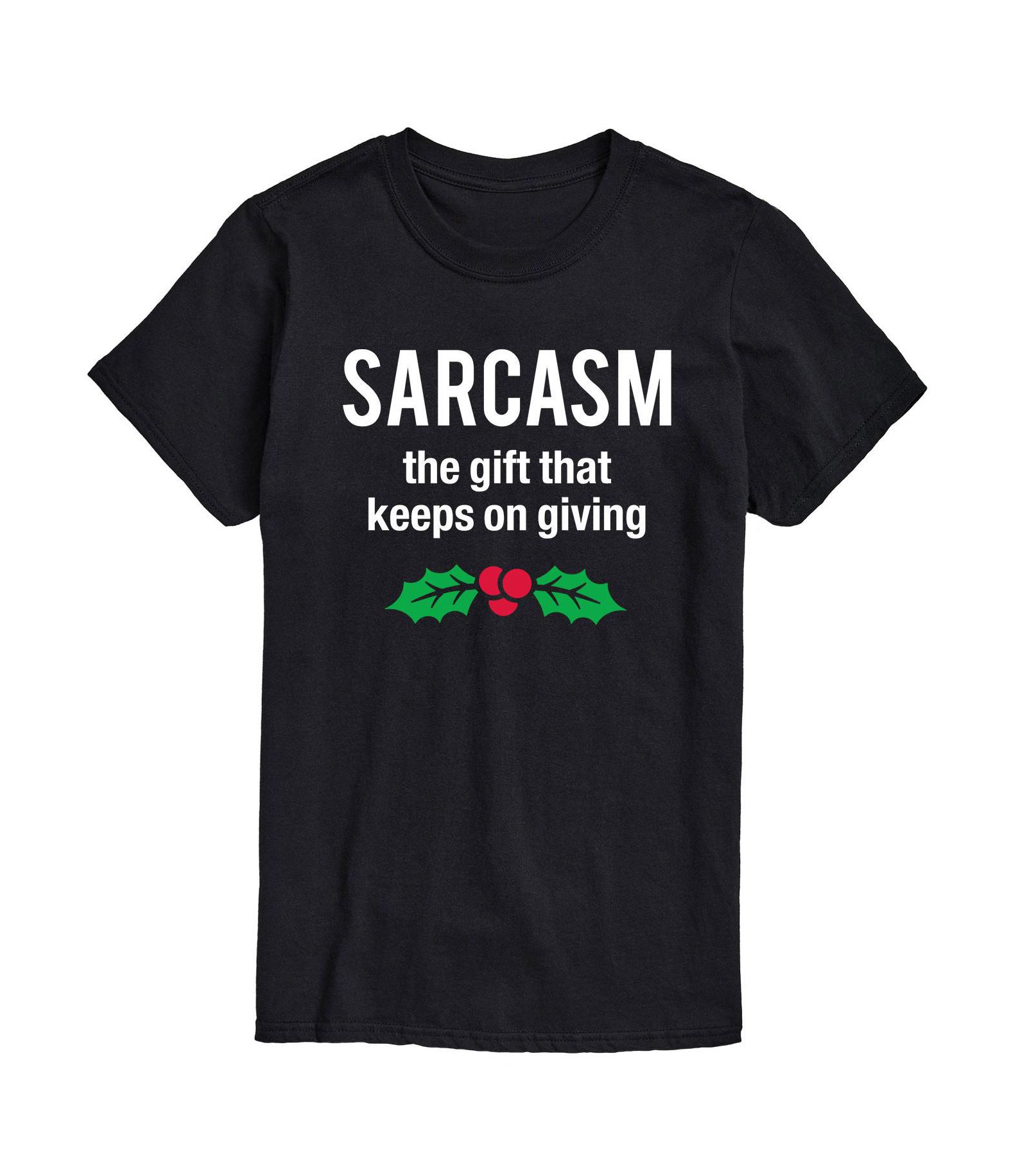 Мужская футболка AIRWAVES Sarcasm Gift Keeps Giving с коротким рукавом