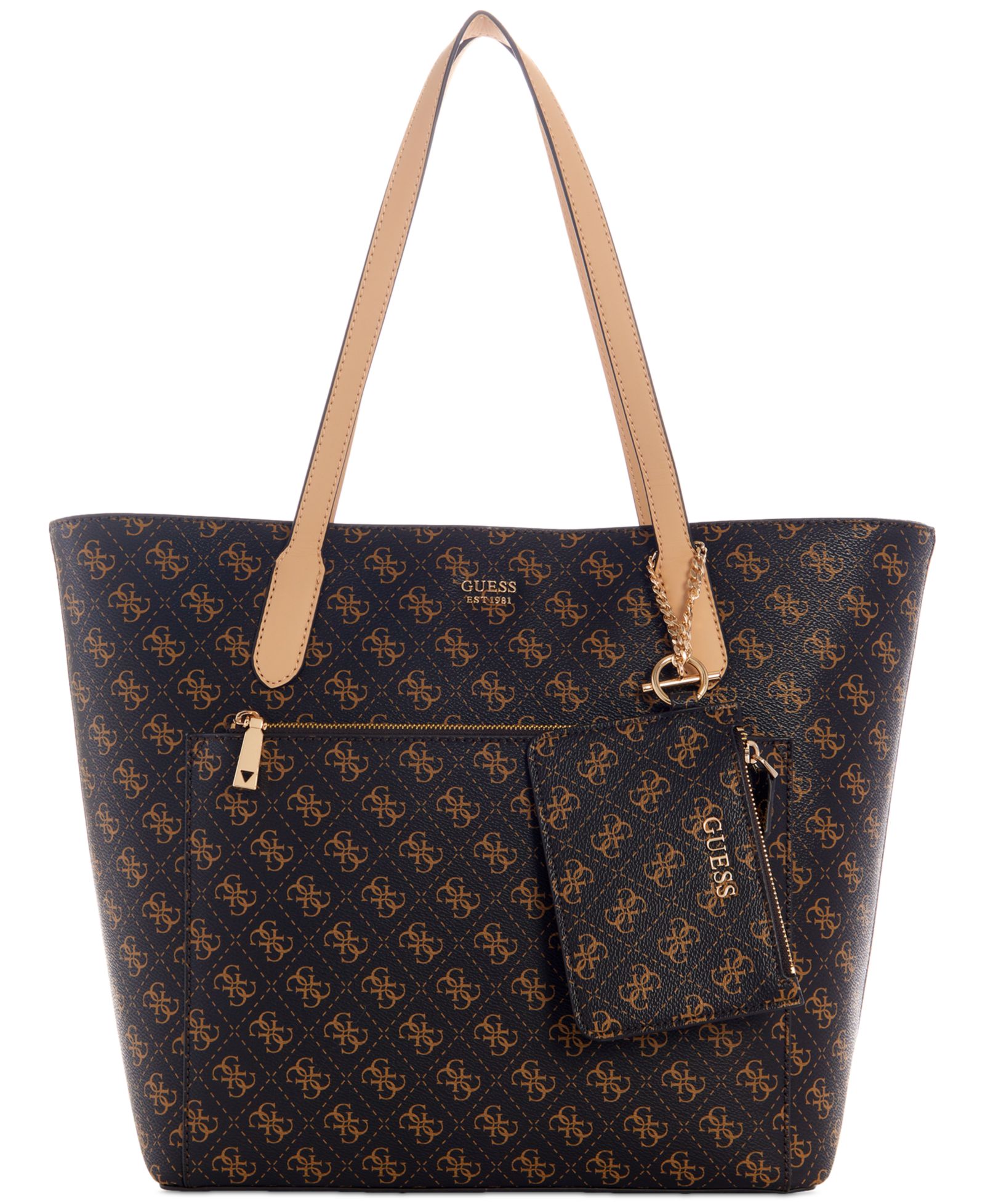 GUESS Rylan Monogram Top Zip Tote сумка