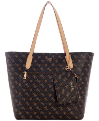 GUESS Rylan Monogram Top Zip Tote сумка