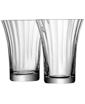 LSA International Aurelia Tumbler 11oz Clear Optic x 2