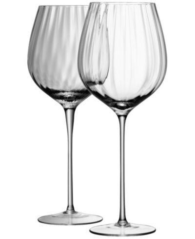 LSA International Aurelia Red Wine Glass 22oz Clear Optic x 2